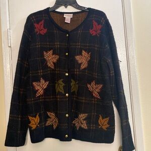 Crystal Kobe vintage fall sweater size L